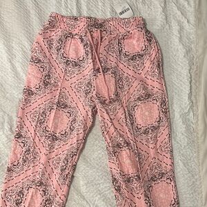 Forever 21 | Pink Bandana Joggers | New w/ Tags
